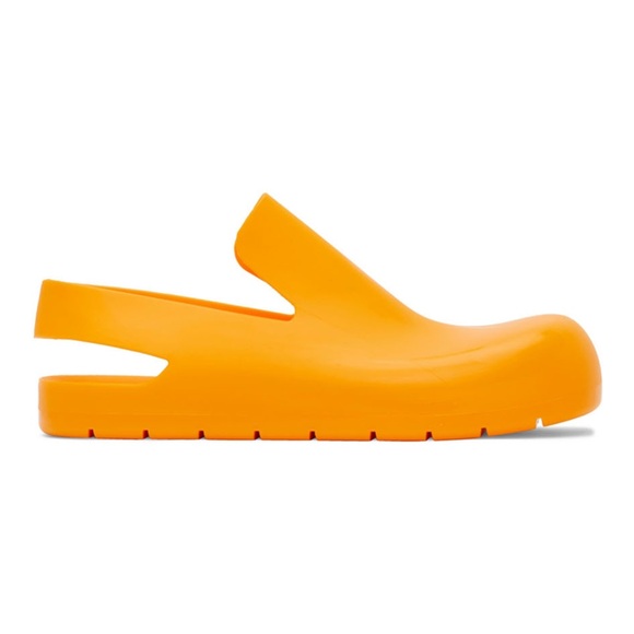 Bottega Veneta Puddle Loafers in Orange RubbrVERY SLIGHTLY USED